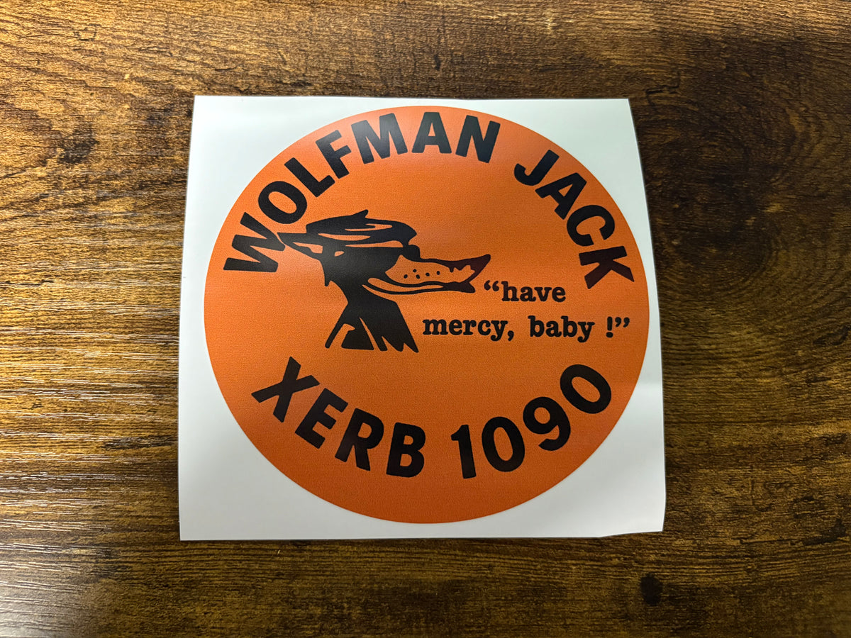 Wolfman jack sticker decal hot rod vintage look nostalgia drag racing ...