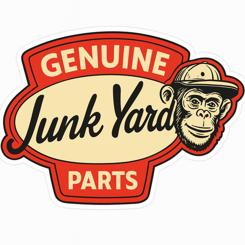 Junk Yard Parts Vinyl Decal Sticker