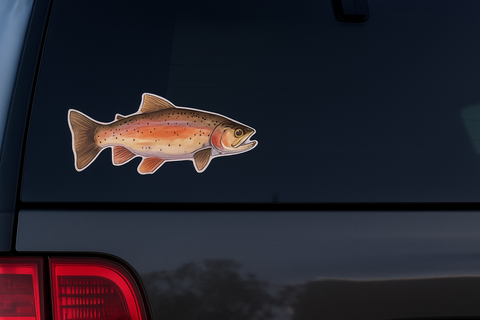 Trout Fish Vinyl Decal Sticker