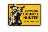 Bounty Hunter US Dragstrip vinyl Sticker Decal