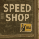 Bounty Hunter US Dragstrip vinyl Sticker Decal